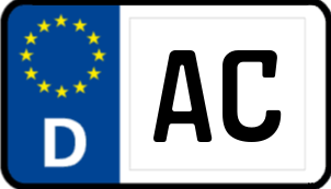 Kennzeichen AC/