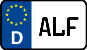 Kennzeichen ALF/