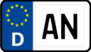 Kennzeichen AN/