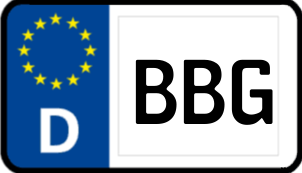 Kennzeichen BBG/