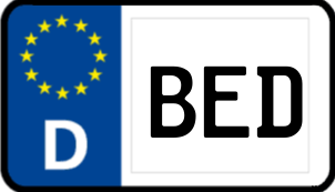 Kennzeichen BED/
