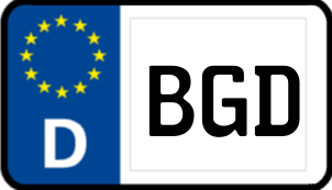 Kennzeichen BGD/