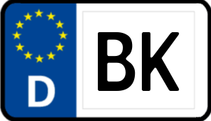 Kennzeichen BK/