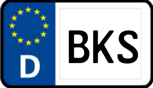 Kennzeichen BKS/