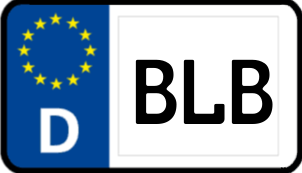 Kennzeichen BLB/
