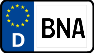 Kennzeichen BNA/