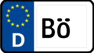 Kennzeichen BOe/