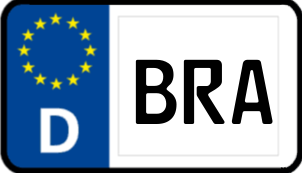Kennzeichen BRA/