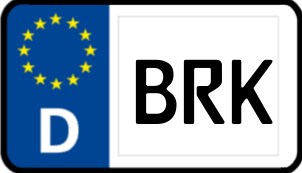 Kennzeichen BRK/