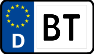 Kennzeichen BT/
