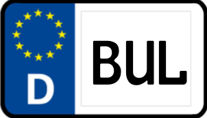 Kennzeichen BUL/