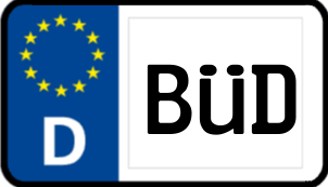 Kennzeichen BUeD/