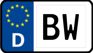 Kennzeichen BW/