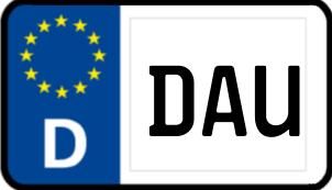 Kennzeichen DAU/