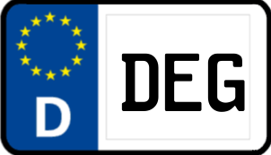 Kennzeichen DEG/