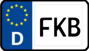 Kennzeichen FKB/