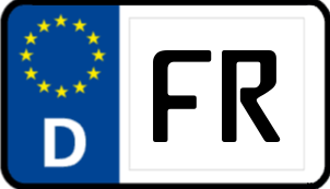 Kennzeichen FR/