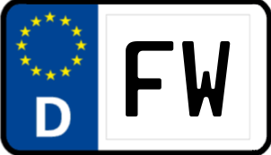 Kennzeichen FW/