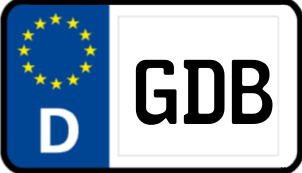 Kennzeichen GDB/