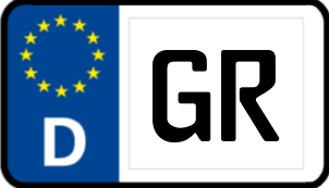 Kennzeichen GR/