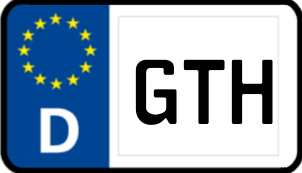 Kennzeichen GTH/