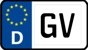 Kennzeichen GV/