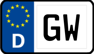 Kennzeichen GW/