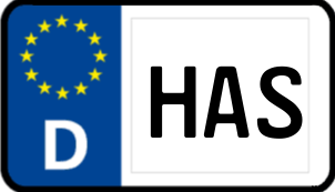 Kennzeichen HAS/