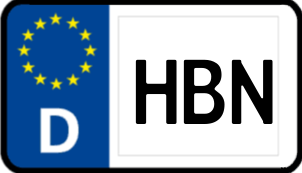 Kennzeichen HBN/