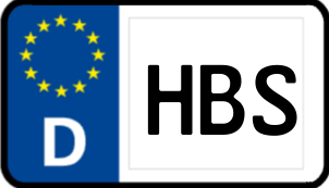 Kennzeichen HBS/
