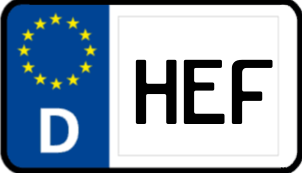 Kennzeichen HEF/