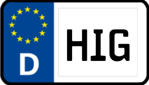 Kennzeichen HIG/