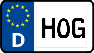 Kennzeichen HOG/