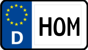 Kennzeichen HOM/