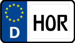 Kennzeichen HOR/
