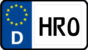 Kennzeichen HRO/