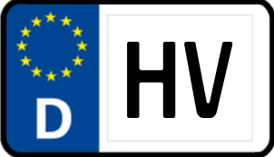 Kennzeichen HV/