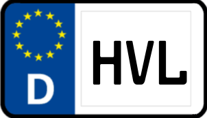 Kennzeichen HVL/