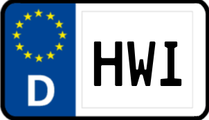 Kennzeichen HWI/