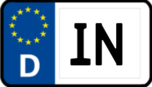 Kennzeichen IN/