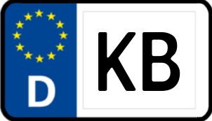 Kennzeichen KB/