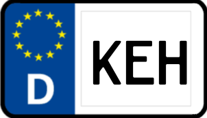Kennzeichen KEH/