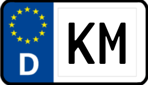 Kennzeichen KM/