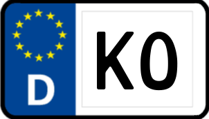 Kennzeichen KO/