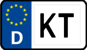 Kennzeichen KT/