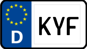Kennzeichen KYF/