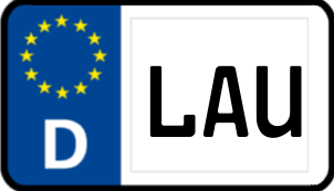 Kennzeichen LAU/