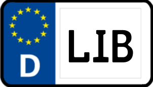 Kennzeichen LIB/