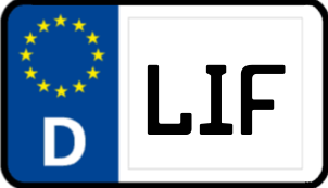 Kennzeichen LIF/