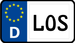 Kennzeichen LOS/